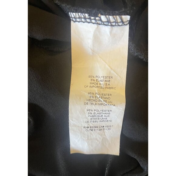 Tahari Black Jumpsuit with White Trim - Picture 5 of 8